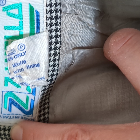 Vintage | Zanella | Made in Italy | Wool Skirt | Houndstooth | Size 8 - Picture 10 of 11